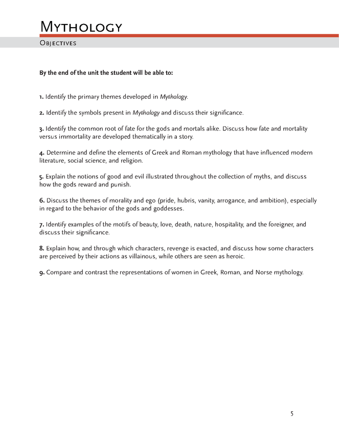 edith hamilton's mythology enotes lesson plan preview image 6