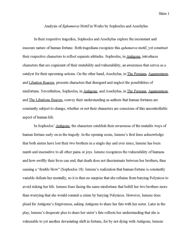 analysis of ephemeros motif in works by sophocles and aeschylus preview image 1