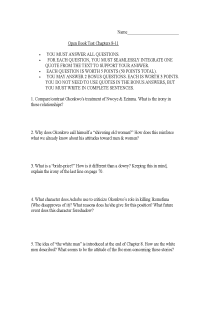 the book cover of Things Fall Apart Open Book Test, Chapters 8-11