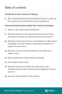 Mans Search For Meaning Summary