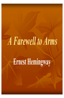 the book cover of A Farewell To Arms notes (powerpoint)