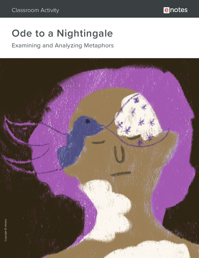 ode to a nightingale metaphor activity preview image 1