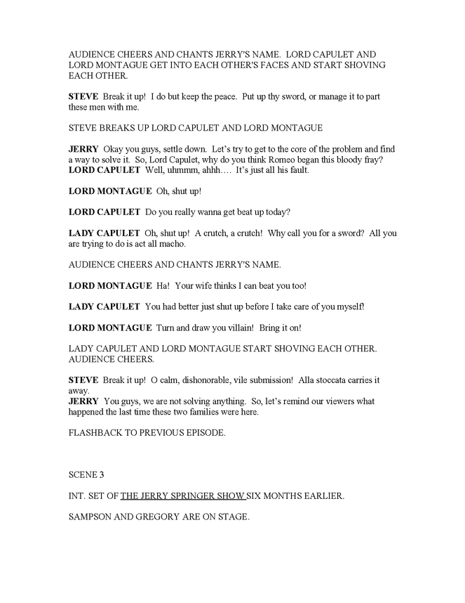 if romeo and juliet appeared on the jerry springer show preview image 2