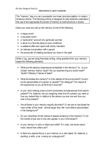 Cover image of The Glass Menagerie Writing From Memory Freewriting