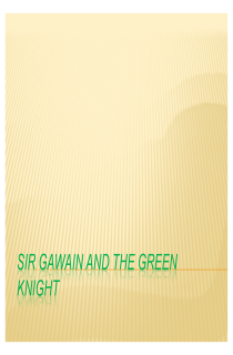 the book cover of Sir Gawain and the Green Knight