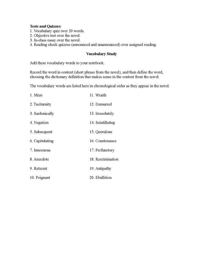ethan frome unit plan preview image 2