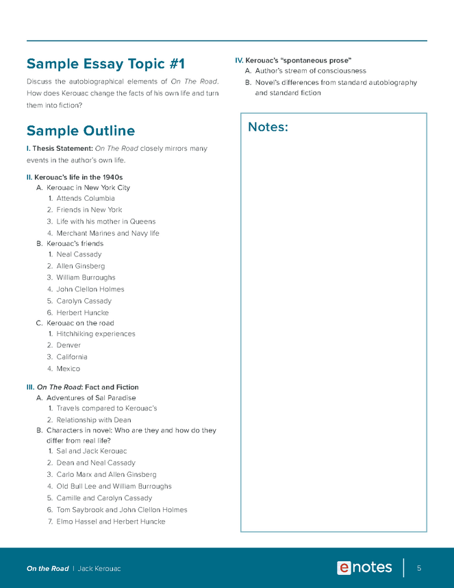 on the road essay topics and outlines preview image 5