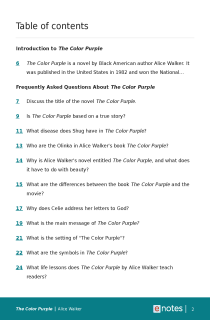 Preview image of Popular Questions About The Color Purple