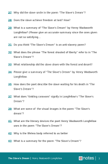 Preview image of Popular Questions About The Slave's Dream