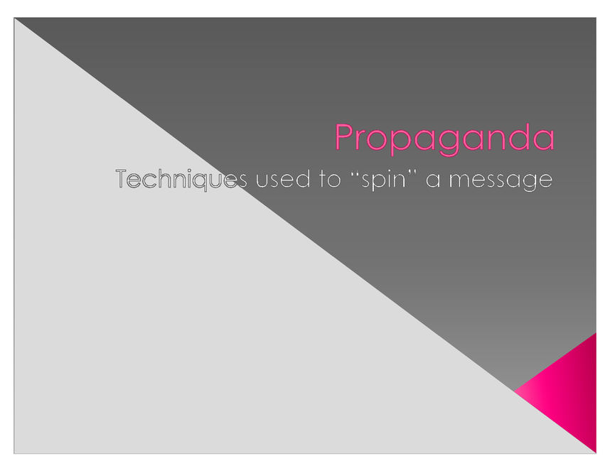 propaganda and animal farm preview image 1