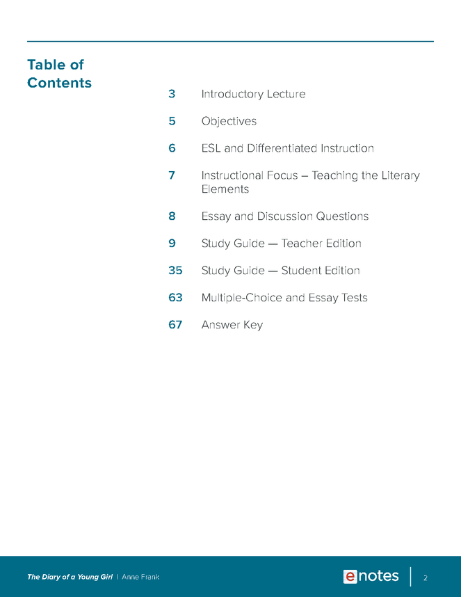 Proposal Essay Topics Ideas Anne Frank The Diary Of A Young Girl Enotes Lesson Plan Examples Of Thesis Essays also George Washington Essay Paper Anne Frank The Diary Of A Young Girl Enotes Lesson Plan Narrative Essay Topics For High School Students