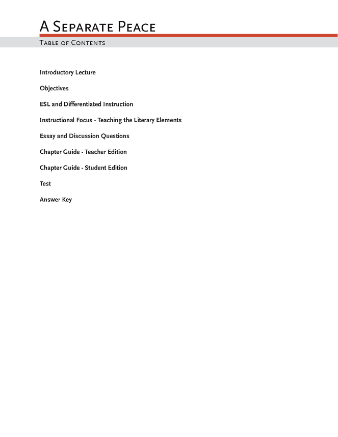 College English Essay Topics A Separate Peace Enotes Lesson Plan English Essay also College English Essay Topics A Separate Peace Enotes Lesson Plan Enotes Lesson Activities How To Write A Synthesis Essay