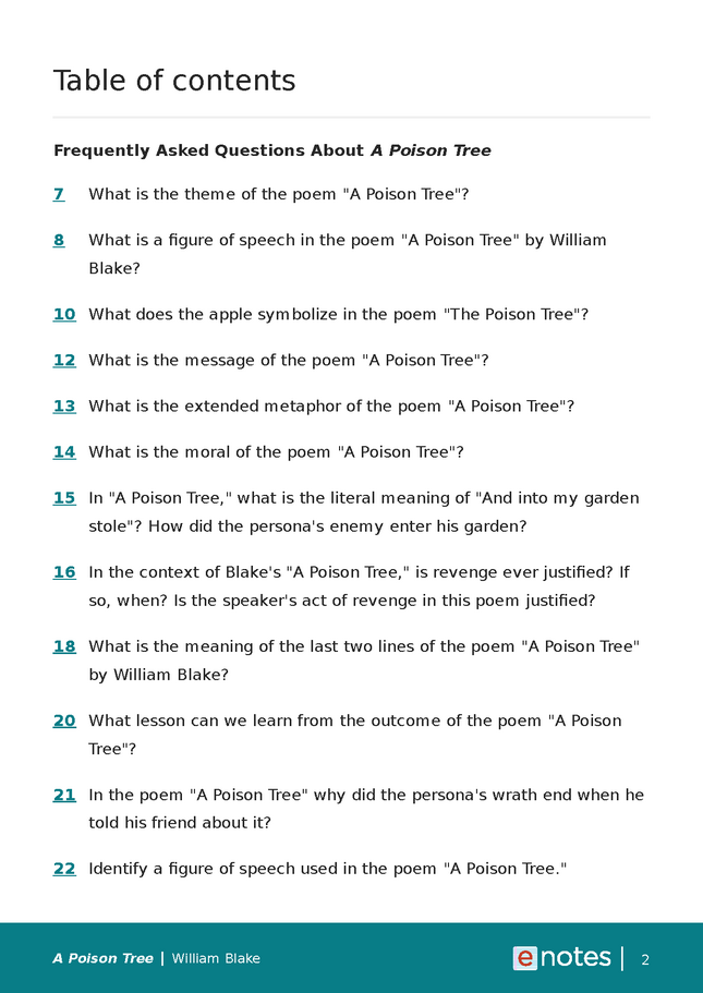 popular questions about a poison tree preview image 2