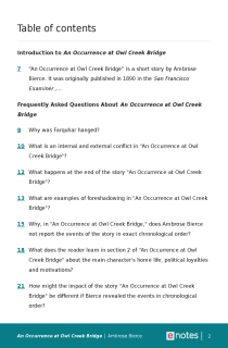 an occurrence at owl creek bridge essay topics