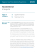 Document cover for Middlemarch Essay Topics and Outlines