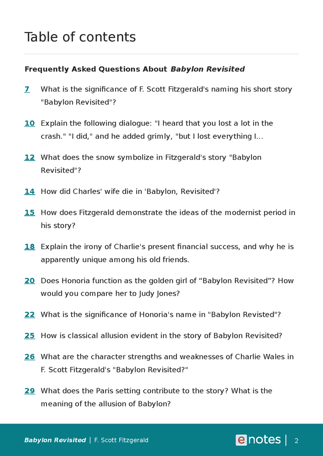 popular questions about babylon revisited preview image 2