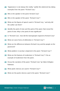 Preview image of Popular Questions About Richard Cory