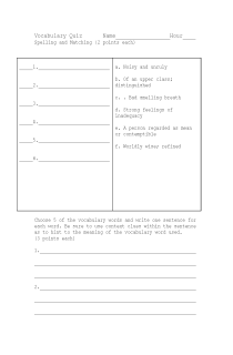 the book cover of CATR (Part 5) Vocab and Spelling Quiz