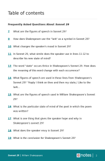 Preview image of Popular Questions About Sonnet 29