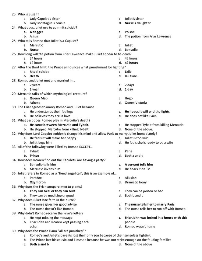 romeo and juliet: unit test preview image 6