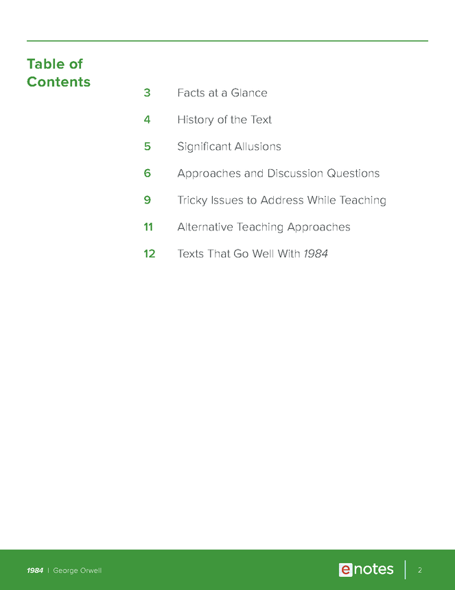 1984 enotes teaching guide preview image 2