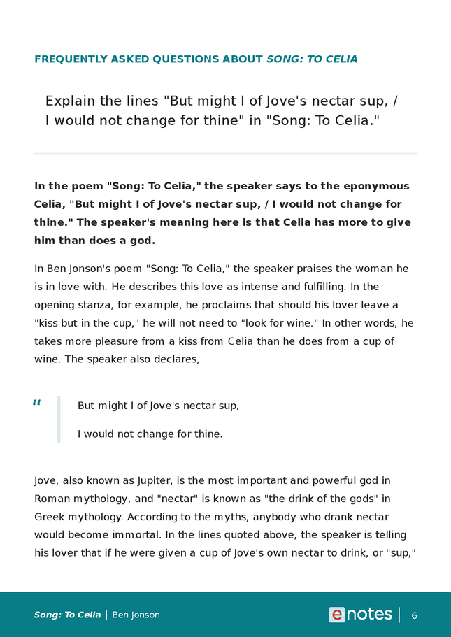 popular-questions-about-song-to-celia-enotes