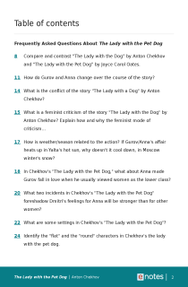 Preview image of Popular Questions About The Lady with the Pet Dog