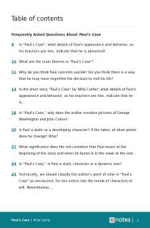 Preview image of Popular Questions About Paul's Case
