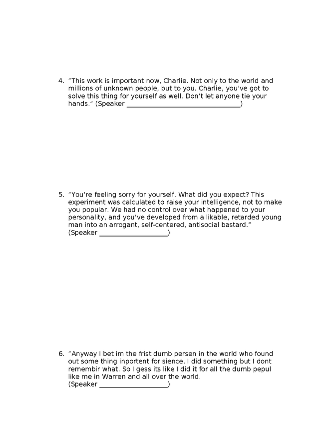 significant quotes from flowers for algernon preview image 2