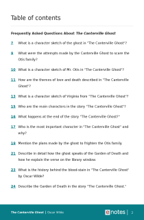 Preview image of Popular Questions About The Canterville Ghost