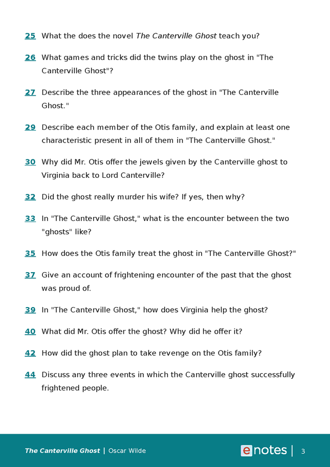 popular questions about the canterville ghost preview image 3