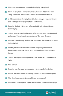 Preview image of Popular Questions About A Lesson before Dying