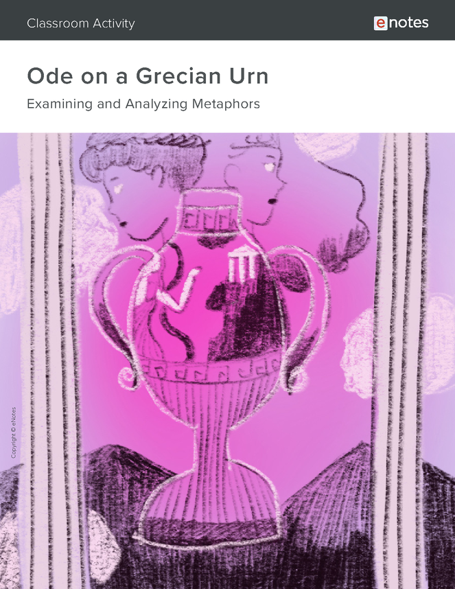 ode on a grecian urn metaphor activity preview image 1