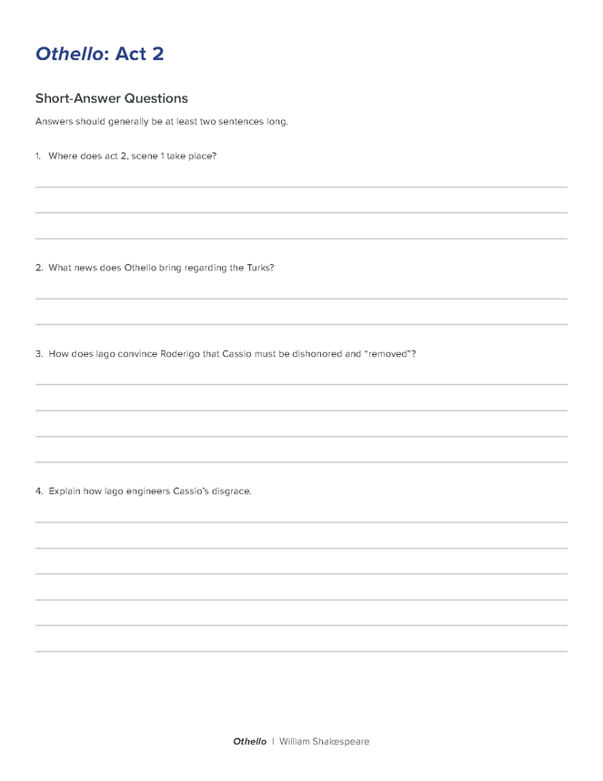 othello reading comprehension quiz preview image 6