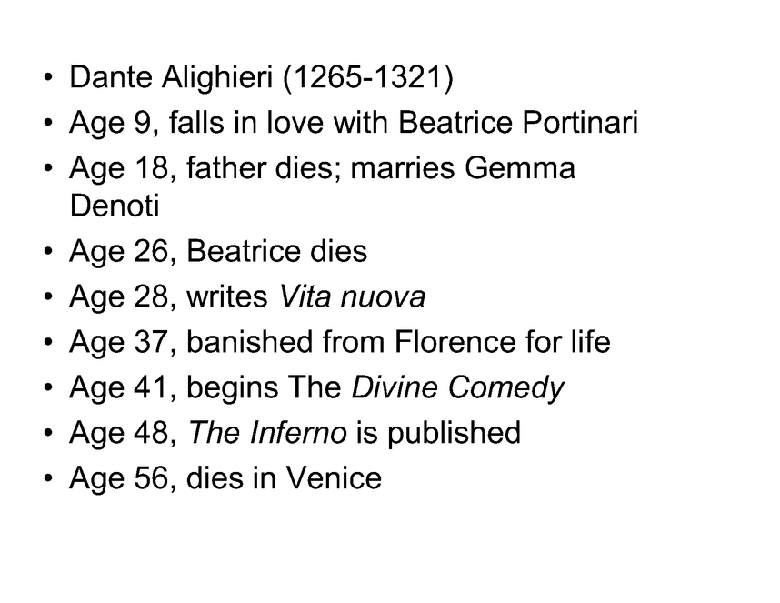 introduction to dante's inferno power point preview image 1