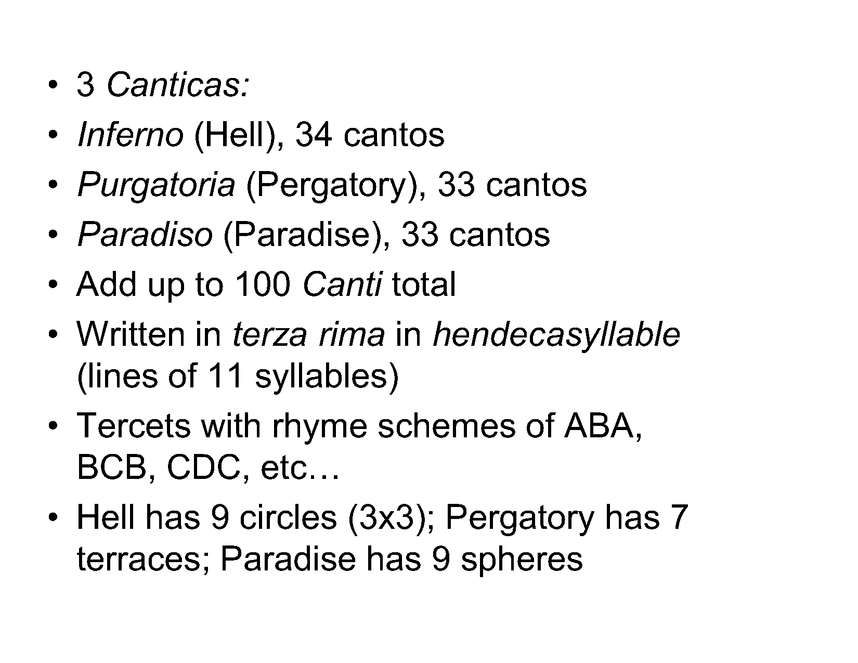 introduction to dante's inferno power point preview image 2