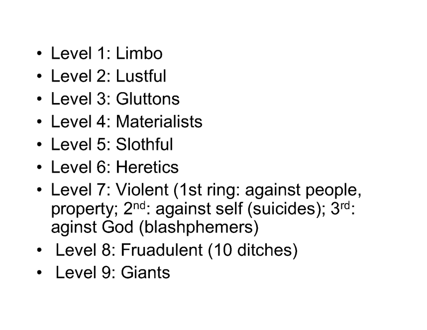 introduction to dante's inferno power point preview image 3