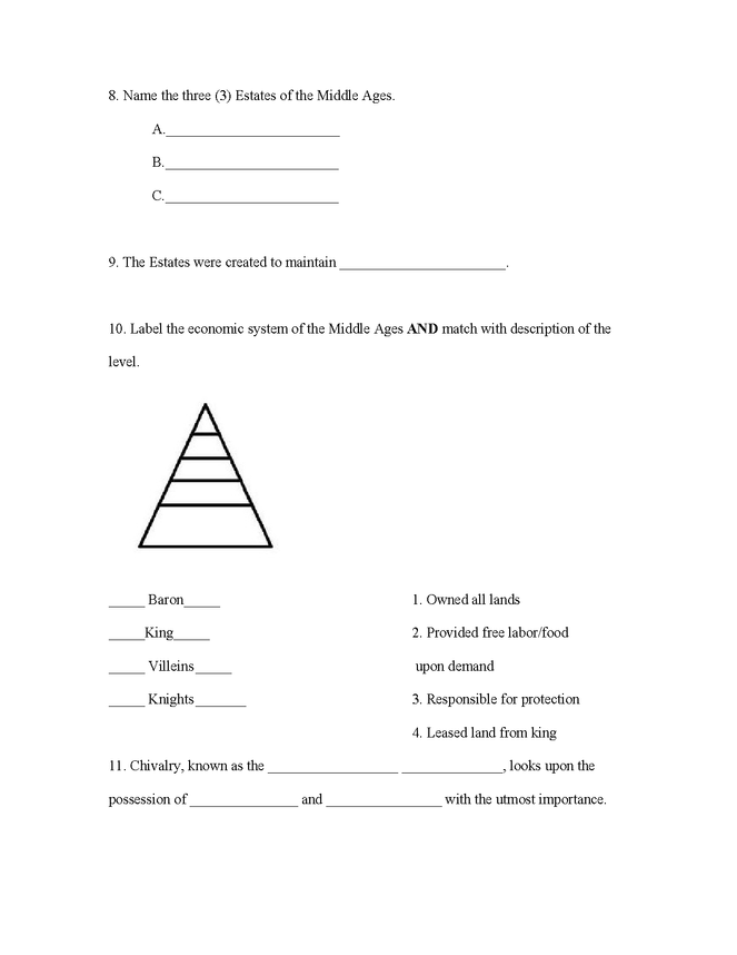 introduction to medieval history/literature test preview image 2