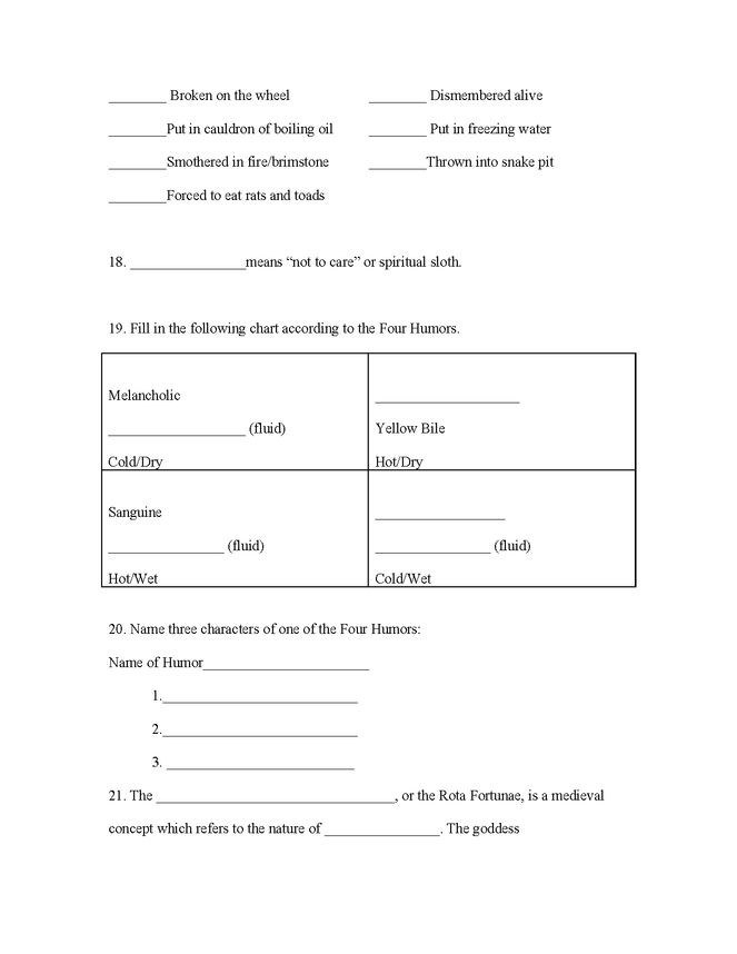 introduction to medieval history/literature test preview image 4