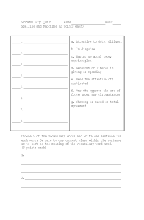 the book cover of CATR (part two) Vocab and Spelling Quiz