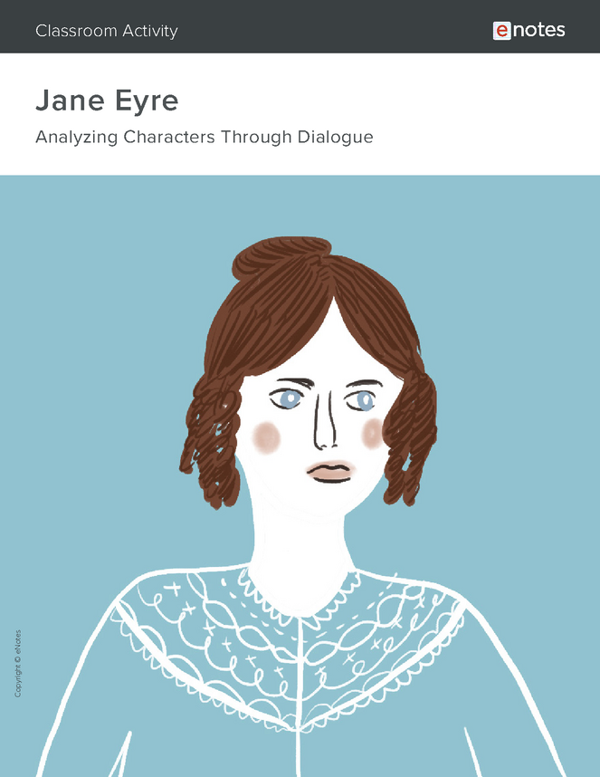 jane eyre dialogue analysis activity preview image 1
