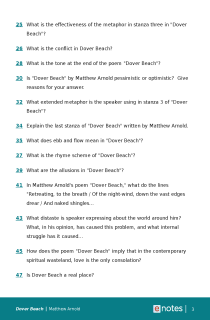 Preview image of Popular Questions About Dover Beach