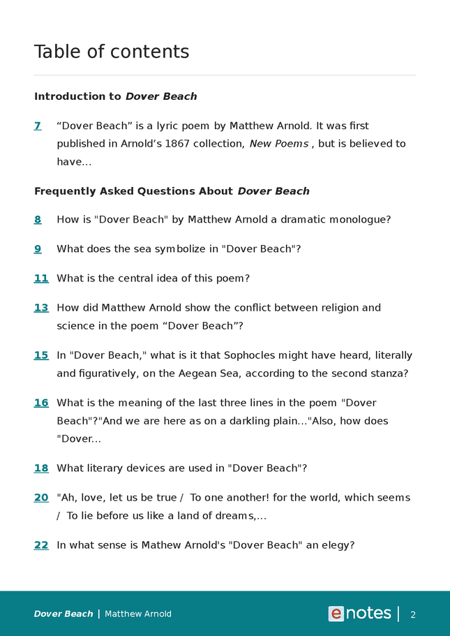 popular questions about dover beach preview image 2