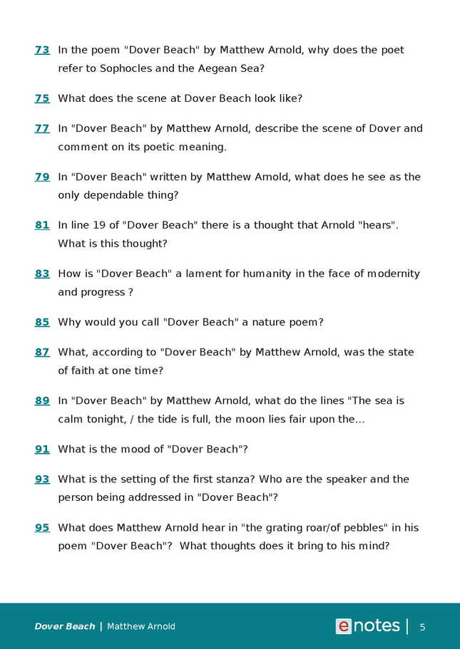 popular questions about dover beach preview image 5