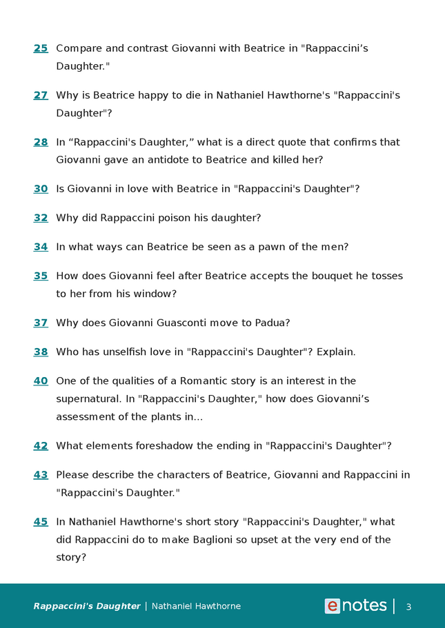 popular questions about rappaccini's daughter preview image 3
