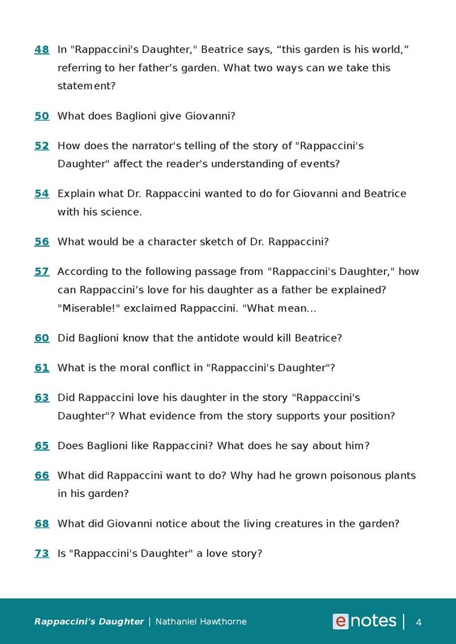 popular questions about rappaccini's daughter preview image 4