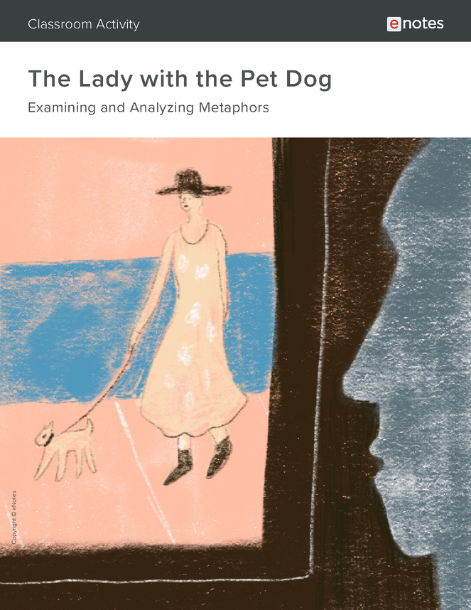 the lady with the pet dog metaphor activity preview image 1