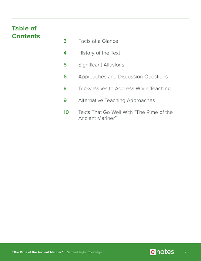 rime of the ancient mariner enotes teaching guide preview image 2