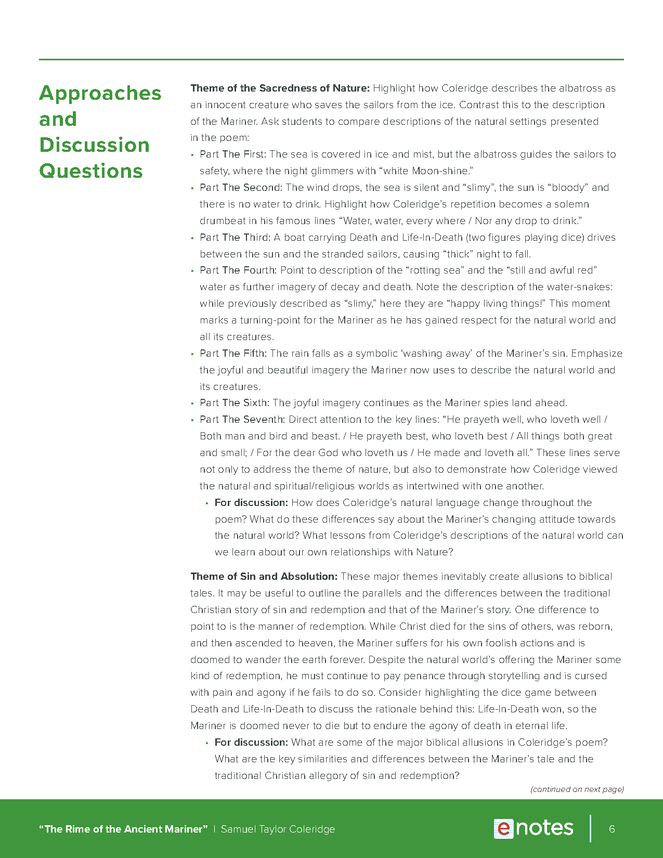 rime of the ancient mariner enotes teaching guide preview image 6