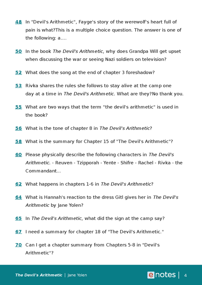 popular questions about the devil's arithmetic preview image 4